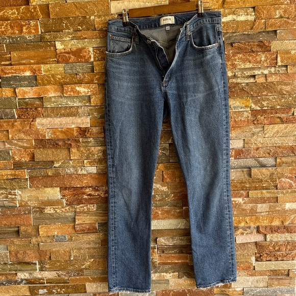 AGOLDE Lyle Jeans Size 29 Organic Cotton Elastane Blend Zip Fly #A9023C-1370 - Picture 10 of 10